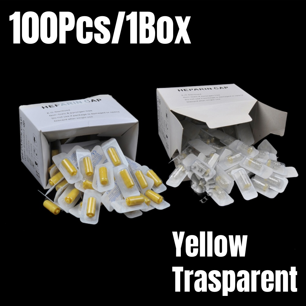 Pet Supplies Nz - 100 шт./кор. кепка Heparin IV, одноразовые