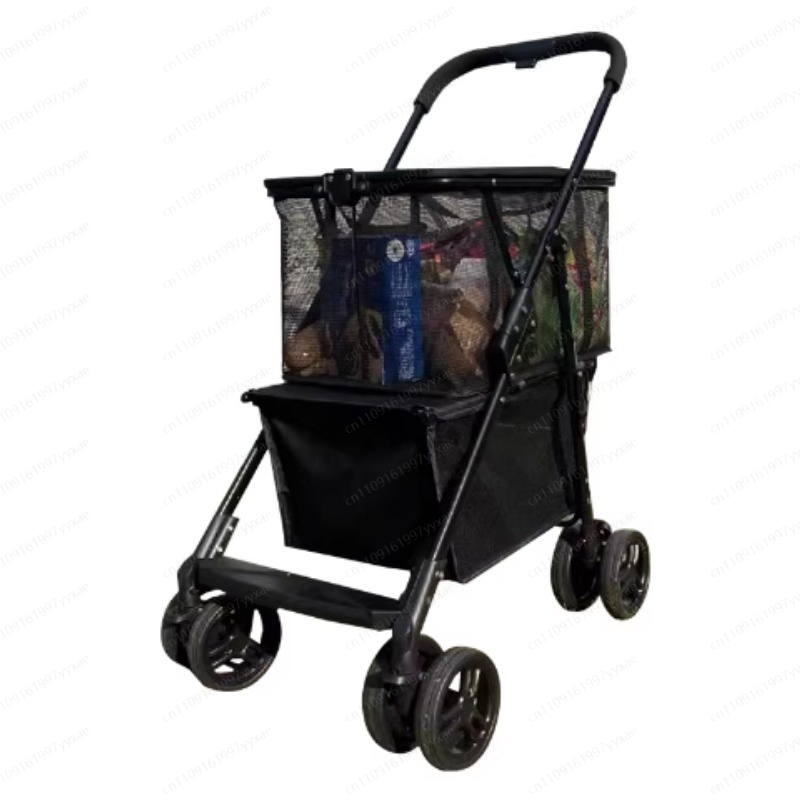 Pet Supplies Pet Shop - Многофункциональная складная тележка для супермаркета, путешествий,