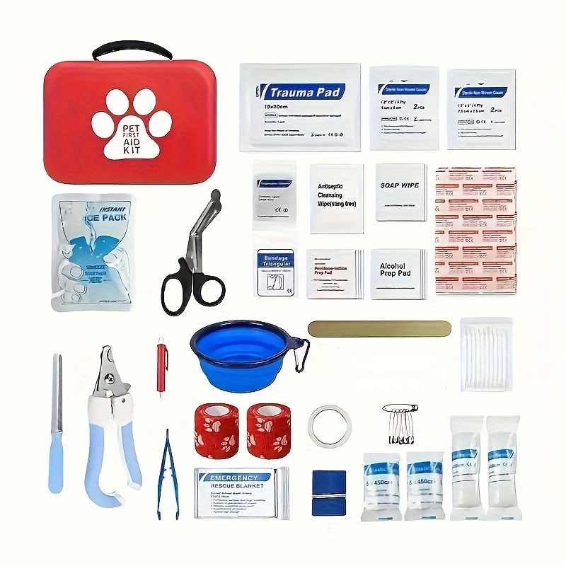 Pet Supplies First - Компактная аптечка первой помощи для собак