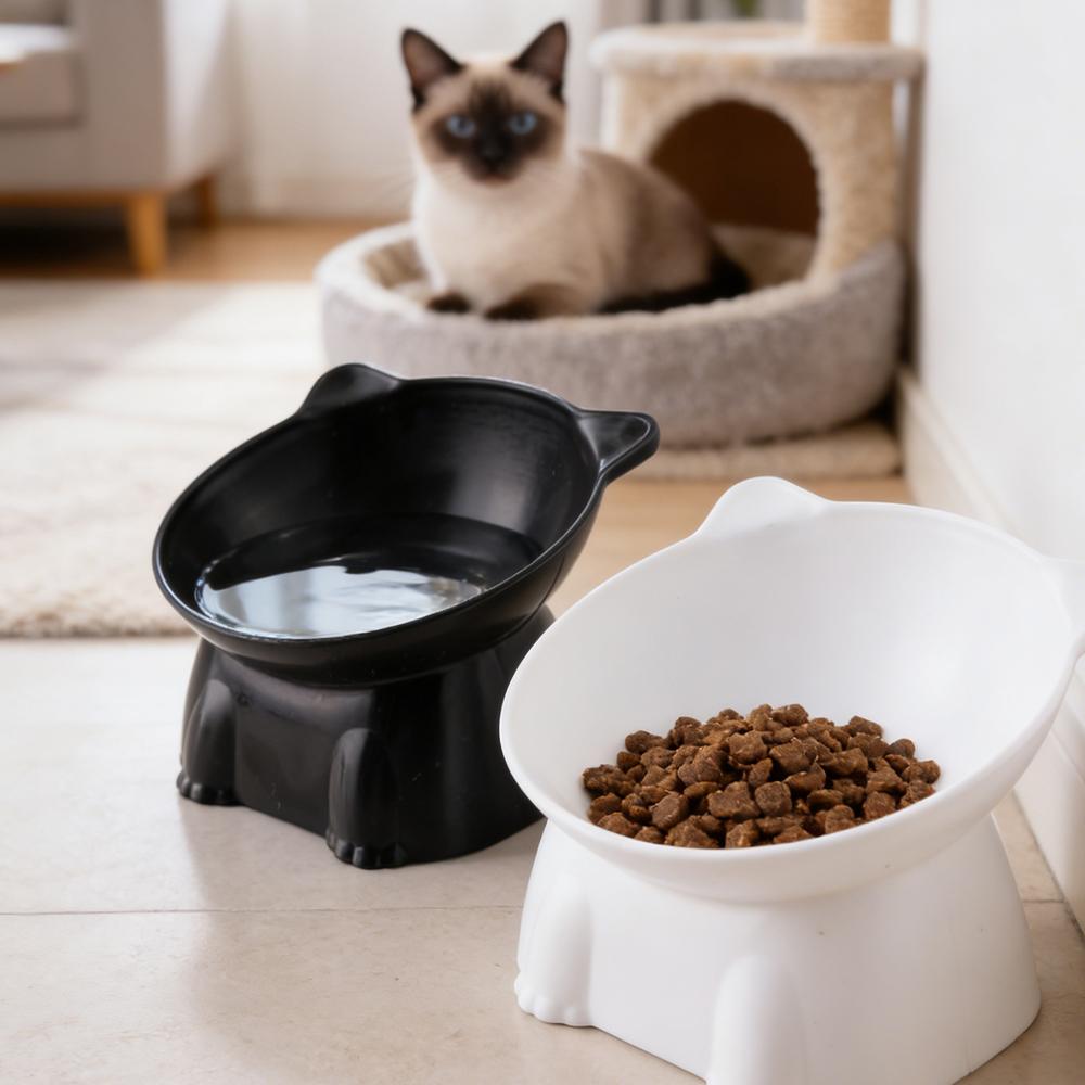Pet Supplies In Amazon - Черная керамическая миска для кошек Amazon,