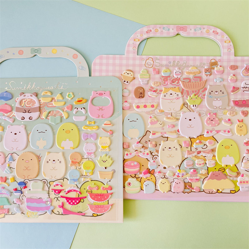 Pet Supplies First - Наклейки Kawaii Shirokuma 3D из пенопласта,