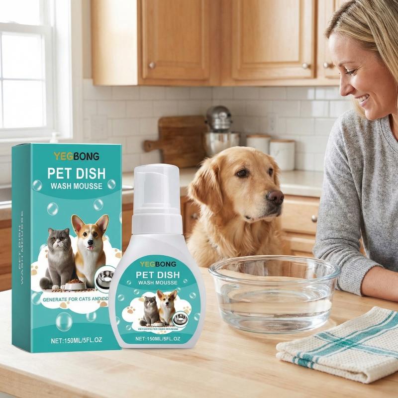 Pet Supplies Dog Food - Мусс для чистки мисок для животных: