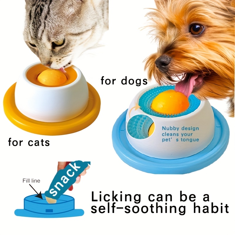 Slow Feeder Dog Bowl - Коврик для лизания домашних животных, пластина
