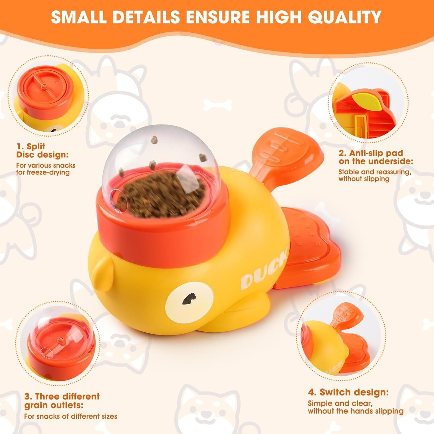 Желтая утка-диспенсер для лако – обзор и цена Pet Supplies Dog Food