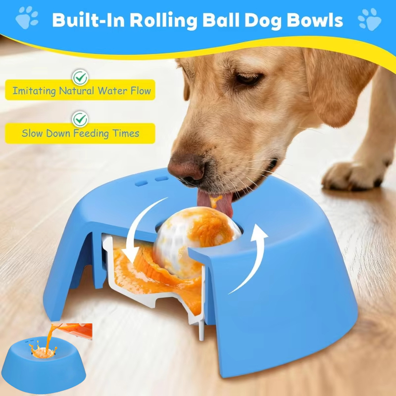 Миски для медленного кормления – обзор и цена Slow Feeder Dog Bowl
