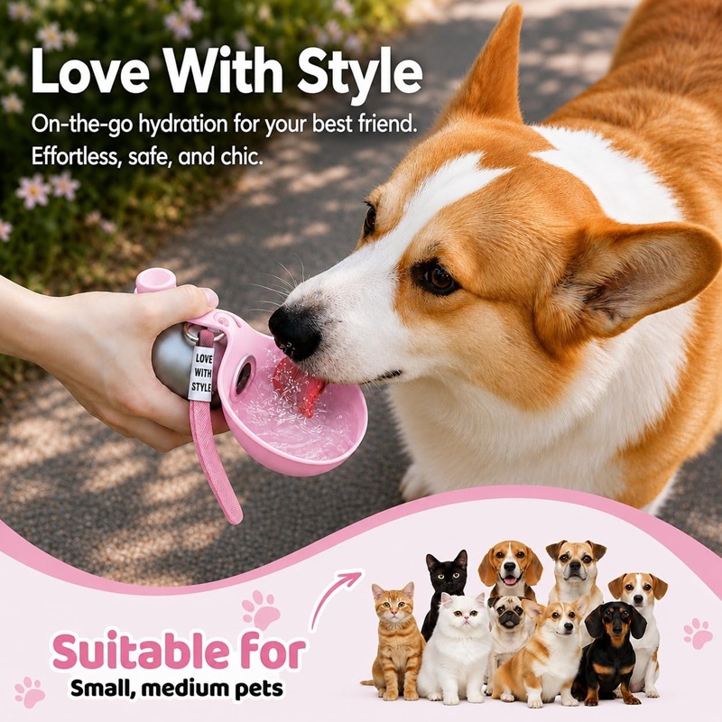 Бутылка для воды для собак из  – обзор и цена Pet Supplies Dog Food