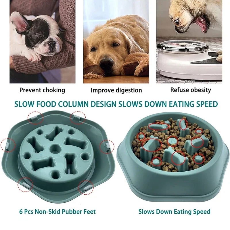 1 шт. Миска-медленница для соб – обзор и цена Slow Feeder Dog Bowl