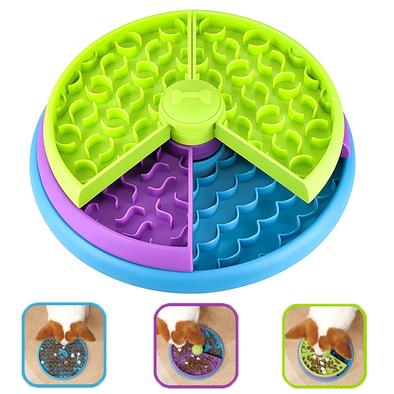 Головоломка для собак, медленн – обзор и цена Slow Feeder Dog Bowl